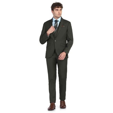 Buy blackberrys Mens Solid Green Suits Set at Amazon.in
