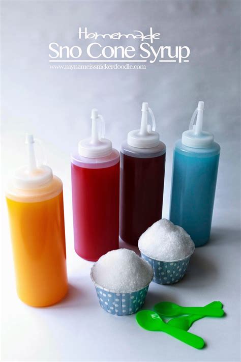 Natural fruit syrup snow cones – Artofit