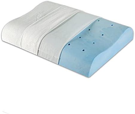 The White Willow Orthopedic Cervical Cooling Gel Memory Foam Pillow For ...