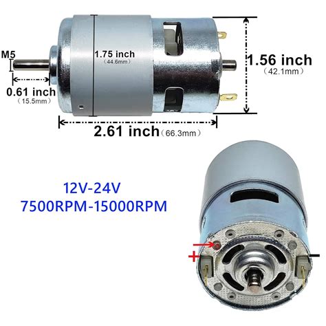 LJJDSLYU 775 DC Motor DC 12V 7500-15000RPM & Bracket High India | Ubuy