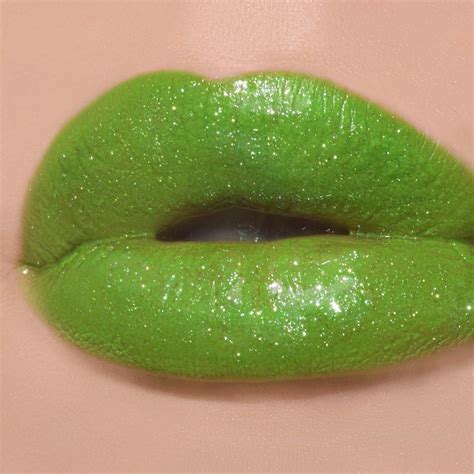 Lime Green Lipstick