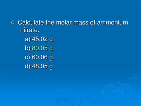 PPT - The Mole: A Measurement of Matter PowerPoint Presentation, free ...