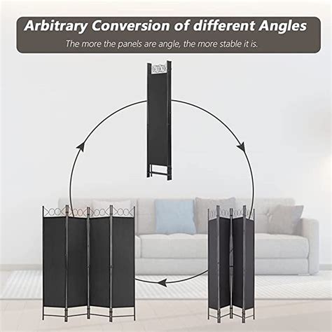 NiamVelo Room Dividers Folding Privacy Screens 4 India | Ubuy