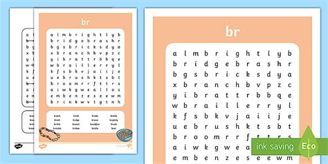 Phonics ‘br’ Word Search | Easy to Print | Twinkl