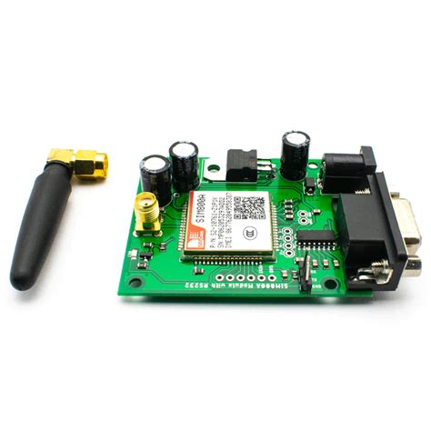 SIM800A GSM GPRS Module with RS232 Interface and SMA Antenna ...
