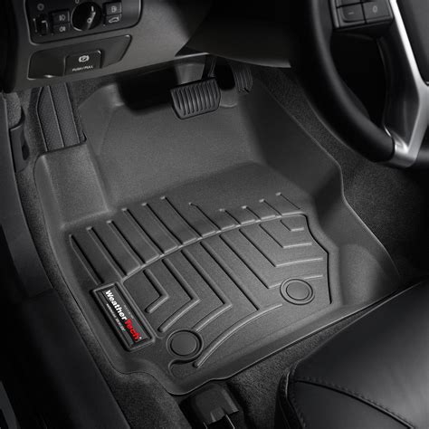 WeatherTech 1st Row Gray Molded Floor Liners - 2018-2020 Honda Accord - Touge Tuning