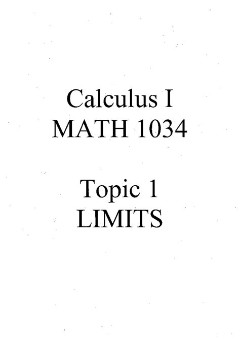 Image result for Calculus 1 Limits Examples