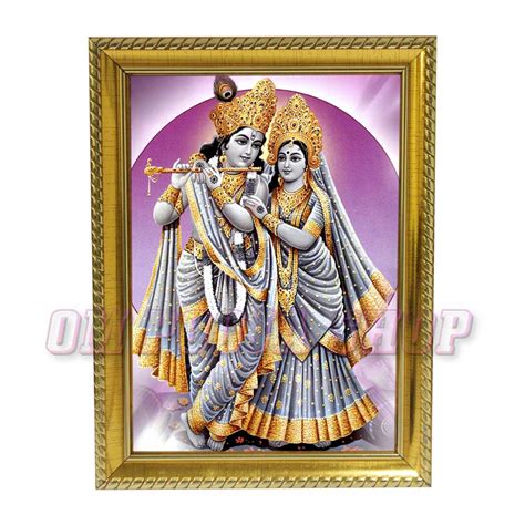 Goddess Radha Sri Krishna Photo Frame Shop now at UK USA