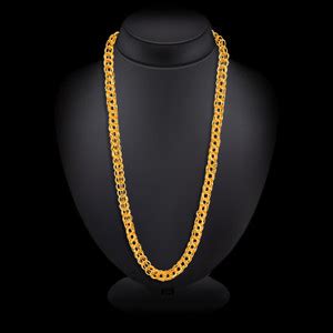 MEENAZ South Indian Chain 1 one gram gold chain for boys men gents ...