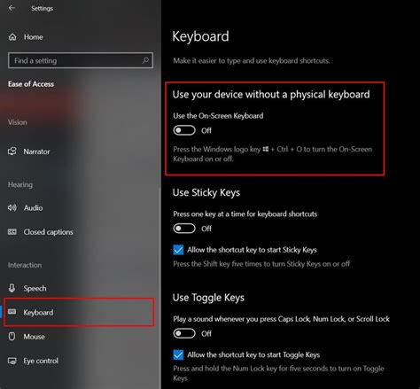 Image result for Disable Windows Keyboard On Screen