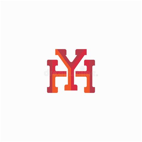 Initial Letter Yh Logo or Hy Logo Vector Design Template Editorial ...
