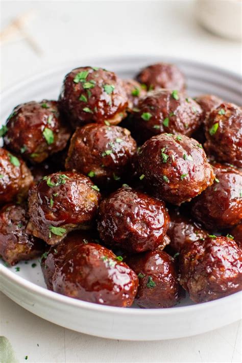 BBQ Meatballs - Easy Appetizers