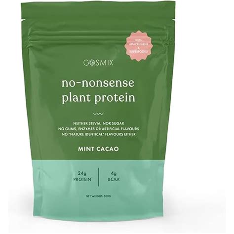 Cosmix No Nonsense Plant Protein | Organic Pea & Rice Isolate | Vegan ...