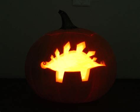 Dinosaur Pumpkin Carving