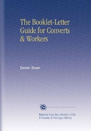 The Booklet-Letter Guide for Converts & Workers : Amazon.in: Books