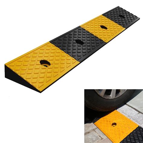 Nisorpa 2 Rubber Curb Ramps Heavy Duty Driveway Curb Ramps | Desertcart ...