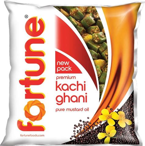 Fortune Kachi Ghani Mustard Oil Pouch Price in India - Buy Fortune ...