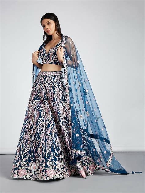 PF SERIES 5878 COLOURS WHOLESALE NET FABRIC ETHNIC DESIGNER LEHENGA ...
