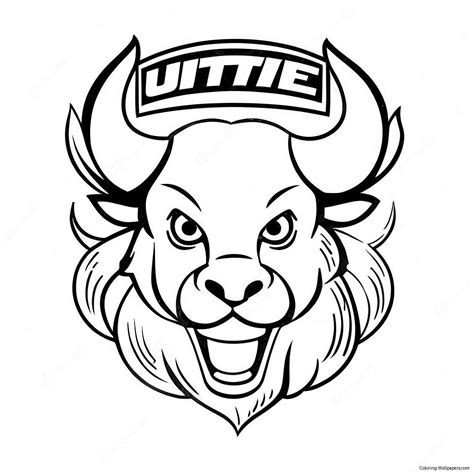 Utah Utes Logo Coloring Page (64563-51086)