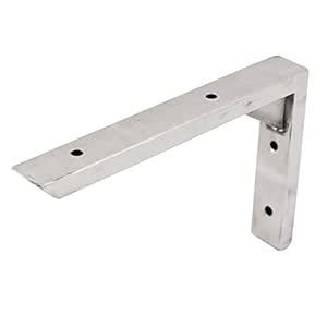 ELECTROPRIME 2 pcs Stainless Steel L-Shaped Angle Bracket Supports ...