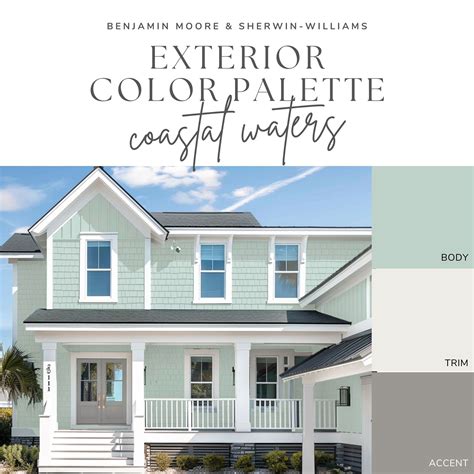 Coastal Exterior Paint Color Combination Ideas 70 Welcoming Exterior