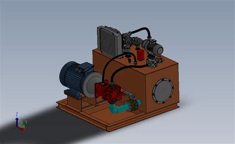 液压泵站结构原来是这样的，3D动画演示让你一目了然