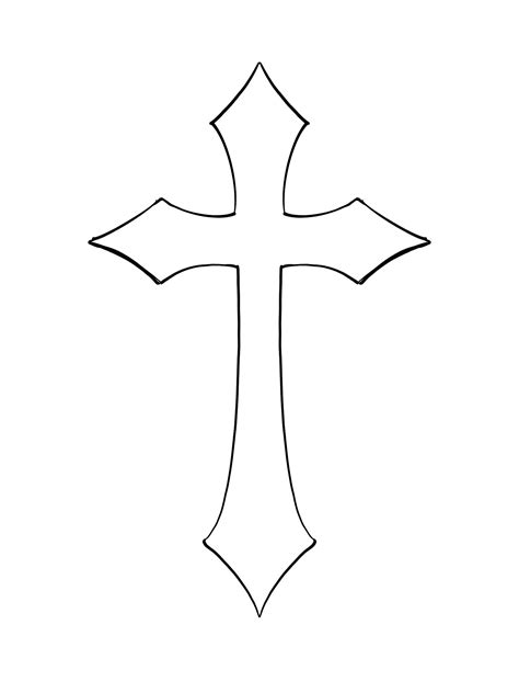 Simple Cross Tattoo Design