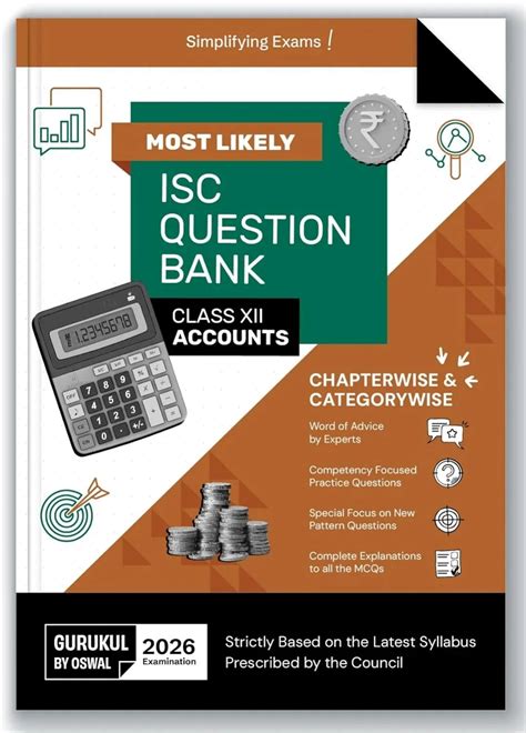 Gurukul By Oswal Accounts Most Likely Question Bank for ISC Class 12 ...