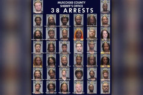 Weekend operation in Muscogee County leaves 38 people in jail - CNAW 2 ...
