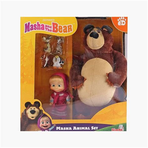 Buy Simba Masha and the Bear Plush Toy Play Set from Masha And The Bear ...