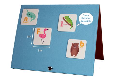 Buy Matching Animal Alphabet Flash Cards - 52 Felts | Animals and ...