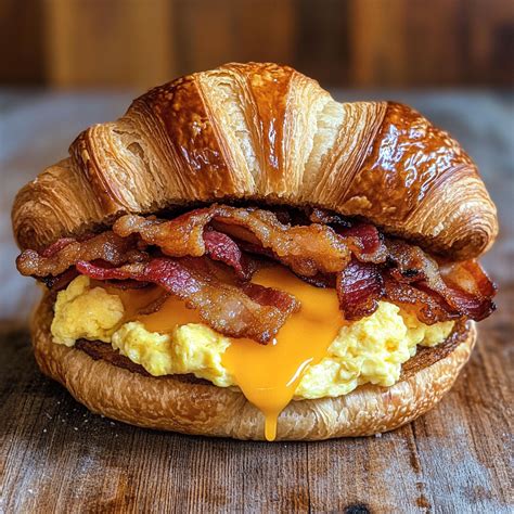 Irresistible Maple Mustard Croissant Breakfast Sandwich - 2025
