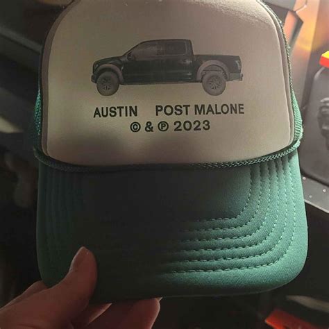 Post Malone Hat from AUS tour 2023 Originally bought... - Depop