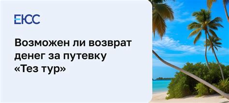 Тез Тур аннуляция тура: основания, процедура возврата
