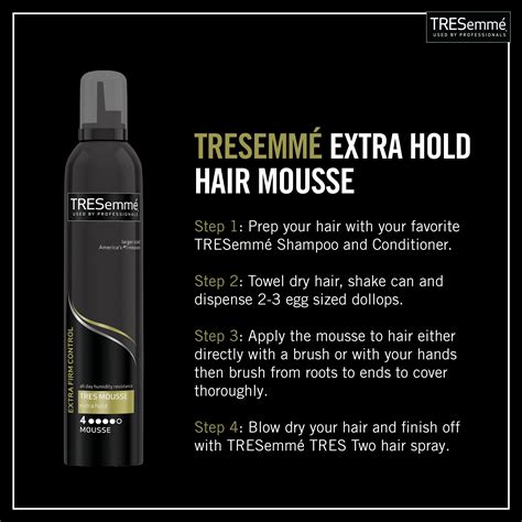 TRESemm¨¦ Hair Mousse Extra Hold 15 oz#Mousse, #Hair, #TRESemm | Mousse ...