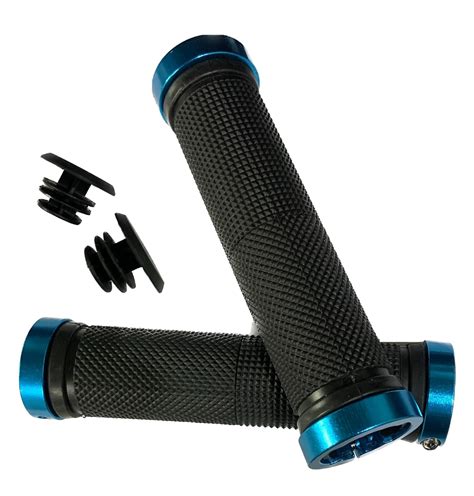 Shaqraa® Bike Handlebar Grips, Double Lock Bicycle Handle Bar, for BMX ...