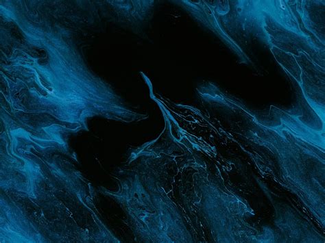 Download wallpaper 1400x1050 liquid, paint, stains, blue, abstraction ...