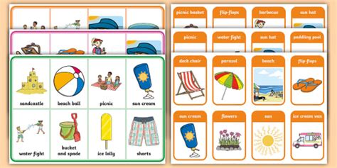 Summer Theme Bingo