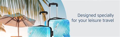 Buy Safari Ray Voyage Polycarbonate Trolley Bag Set, 53/67/77 cms Blue ...