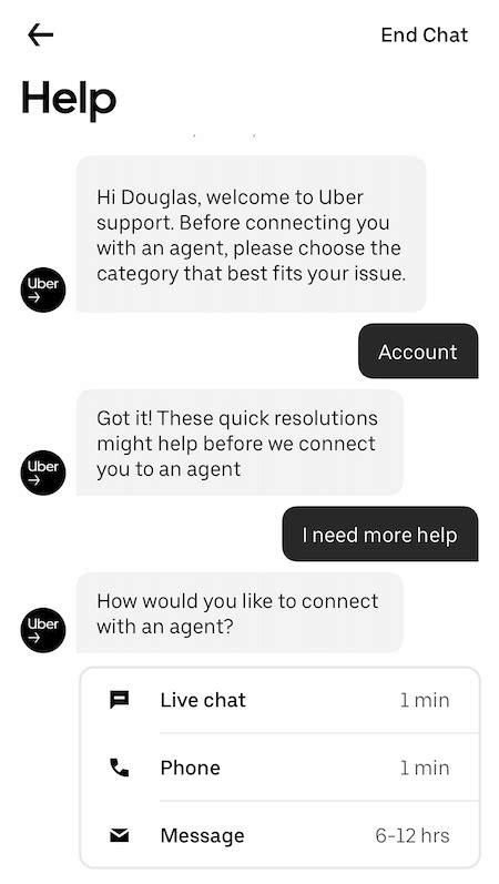 Uber Chat 的图像结果