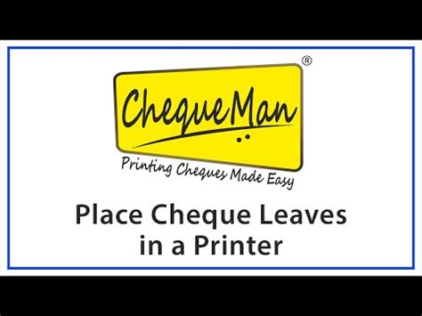 How to Center a Cheque to Print in Printer 的图像结果