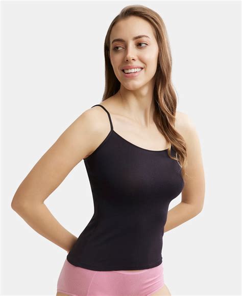 Buy Micro Modal Elastane Stretch Camisole with Adjustable Straps and ...