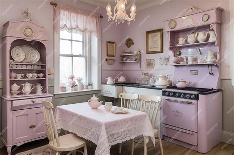 Oldfashioned ice cream parlor kitchen with pastel yellow appliances ice ...