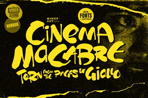 Cinema Macabre Font by wingsart · Creative Fabrica