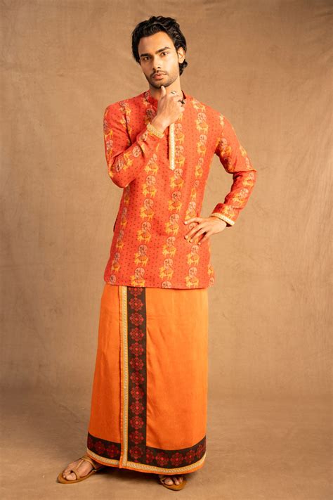 Sama Veshti + Kurta (set of -2) – udd Studio