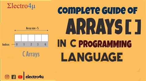 Array in C Language 的图像结果