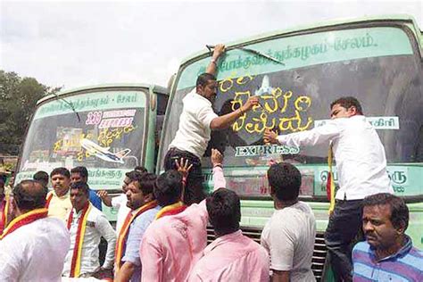 After five days, SETC resumes bus service to Karnataka