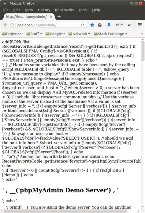 phpMyAdmin Not Loading 的图像结果
