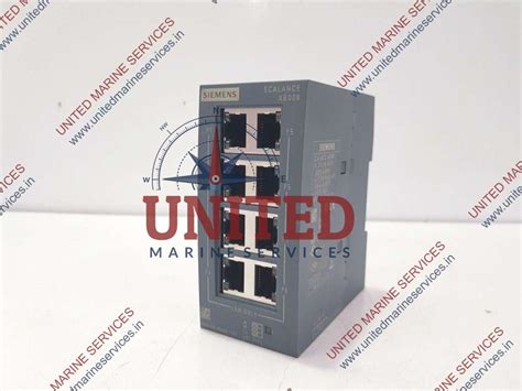 SIEMENS INDUSTRIAL ETHERNET SWITCH SCALANCE XB008 6GK5008-0B-0BA00-1AB2 ...