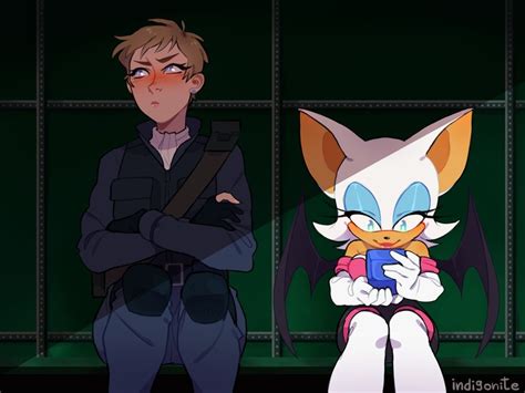 rouge the bat and topaz (sonic and 1 more) drawn by indigonite | Danbooru